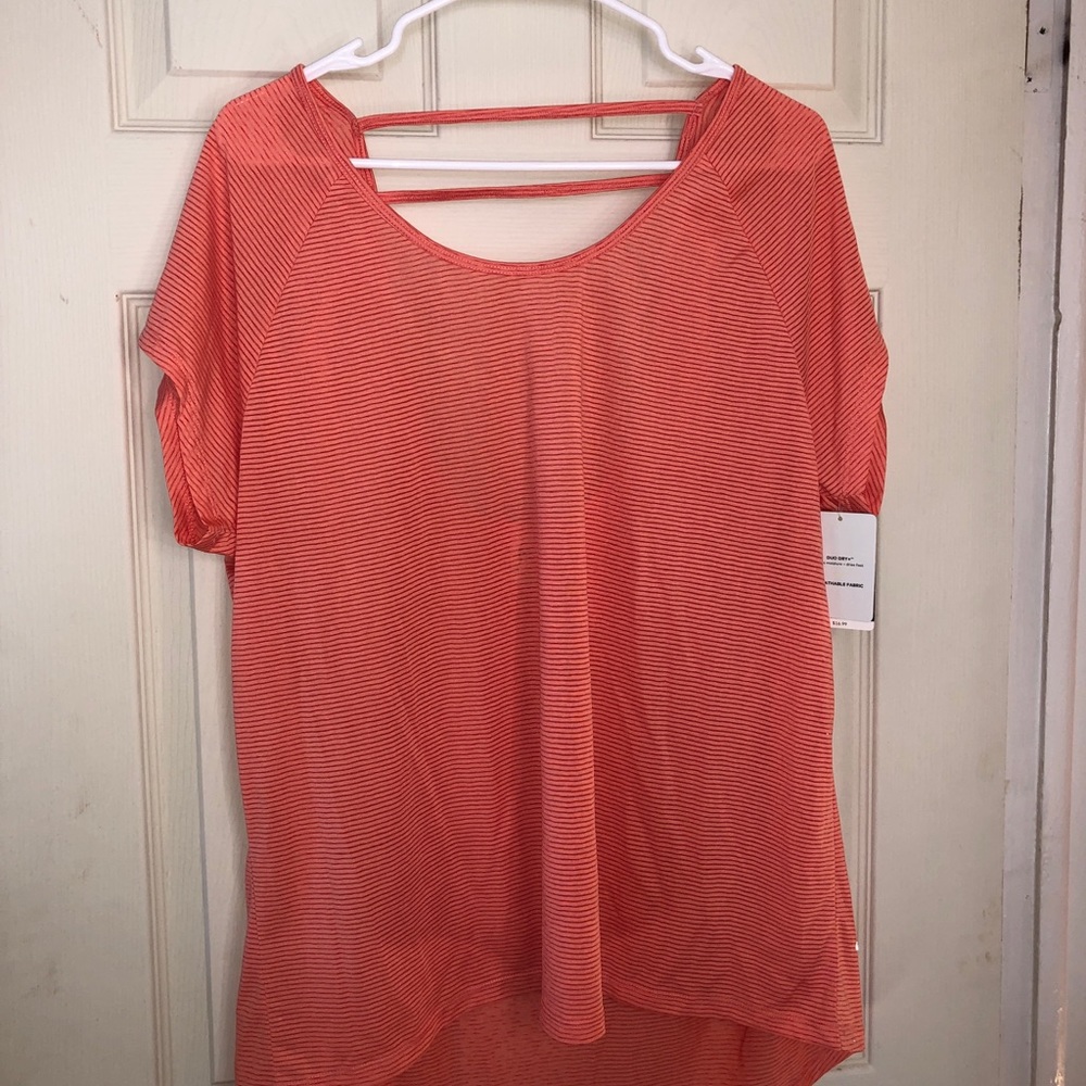 C9 Champion Duo Dry+ Open Back Striped Tee XL